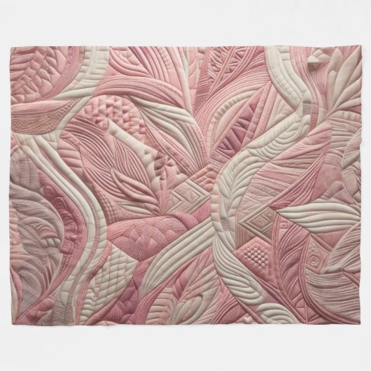 Couverture Polaire Conception abstraite composée (Devant (Horizontal))