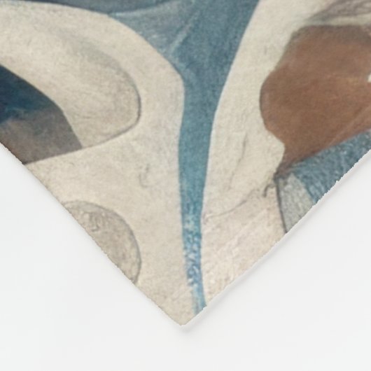 Couverture Polaire Conception abstraite composée (Coin)