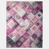 Couverture Polaire Conception abstraite composée (Devant)