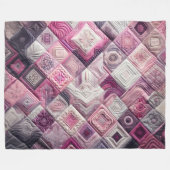 Couverture Polaire Conception abstraite composée (Devant (Horizontal))