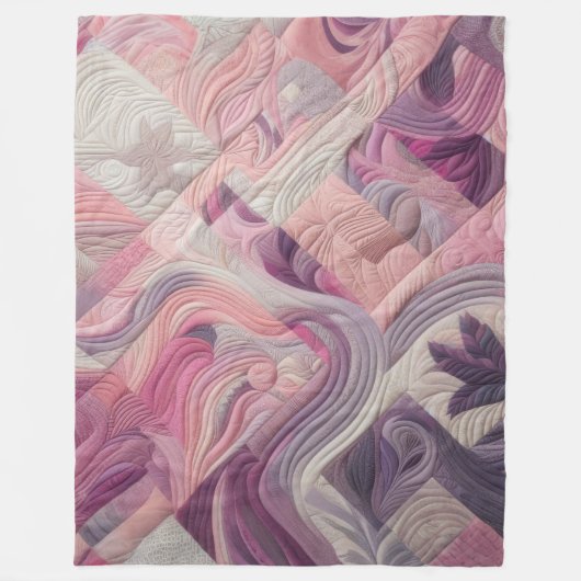 Couverture Polaire Conception abstraite composée (Devant)