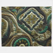 Couverture Polaire Conception abstraite composée (Devant (Horizontal))