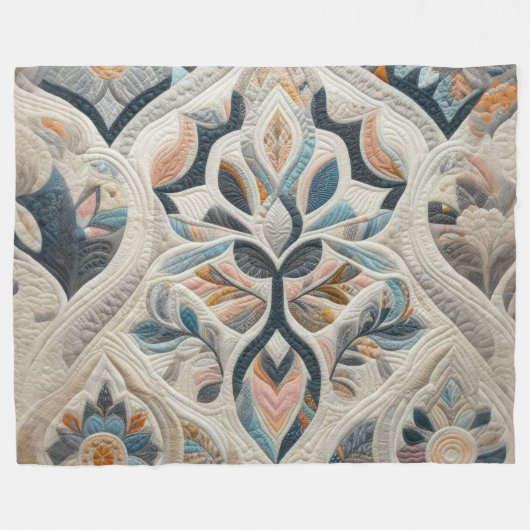 Couverture Polaire Conception abstraite composée (Devant (Horizontal))