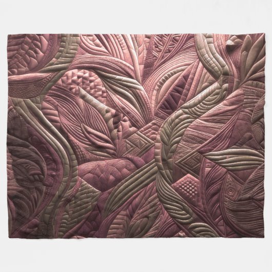 Couverture Polaire Conception abstraite composée (Devant (Horizontal))