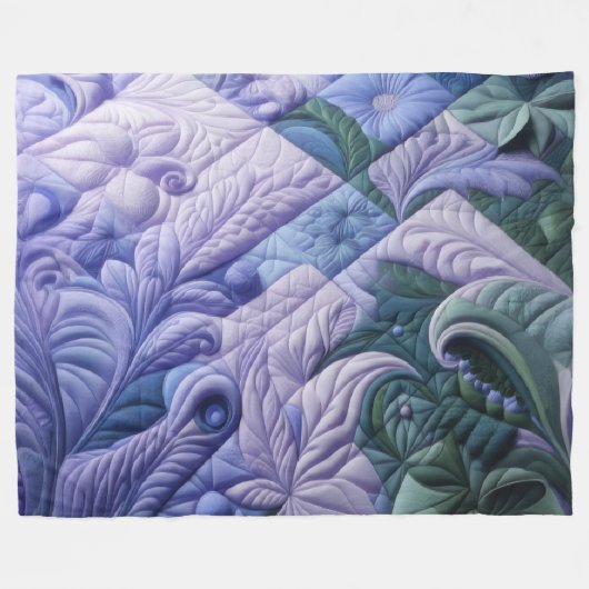 Couverture Polaire Conception abstraite composée (Devant (Horizontal))