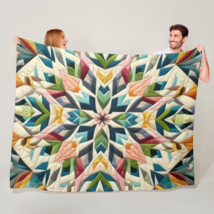 Couverture Polaire Conception abstraite composée