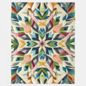 Couverture Polaire Conception abstraite composée (Devant)