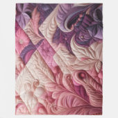 Couverture Polaire Conception abstraite composée (Devant)