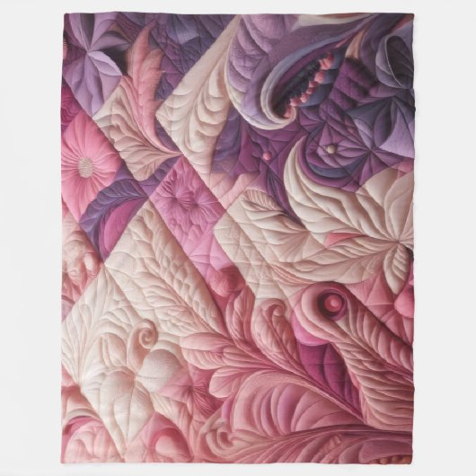 Couverture Polaire Conception abstraite composée (Devant)