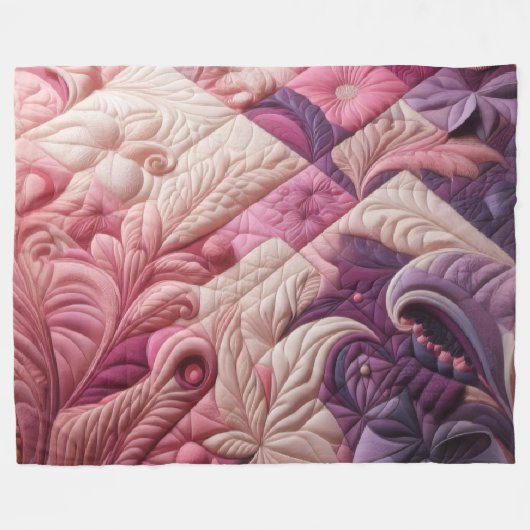Couverture Polaire Conception abstraite composée (Devant (Horizontal))