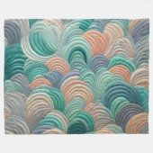 Couverture Polaire Conception abstraite composée (Devant (Horizontal))