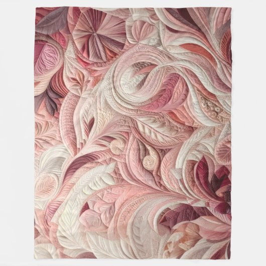 Couverture Polaire Conception abstraite composée (Devant)