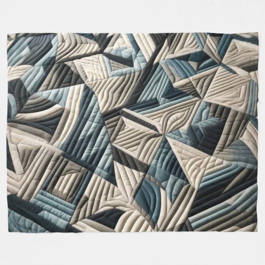 Couverture Polaire Conception abstraite composée (Devant (Horizontal))