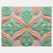 Couverture Polaire Conception abstraite composée (Devant (Horizontal))