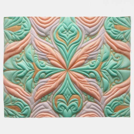 Couverture Polaire Conception abstraite composée (Devant (Horizontal))