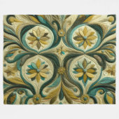 Couverture Polaire Conception abstraite composée (Devant (Horizontal))