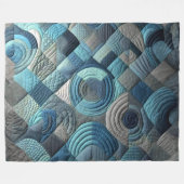 Couverture Polaire Conception abstraite composée (Devant (Horizontal))