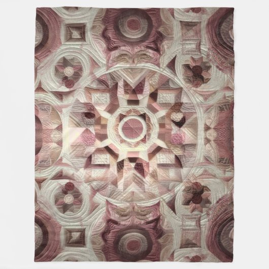 Couverture Polaire Conception abstraite composée (Devant)