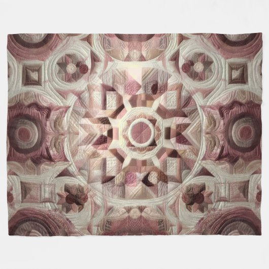 Couverture Polaire Conception abstraite composée (Devant (Horizontal))