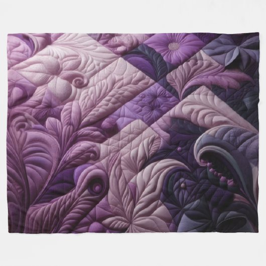 Couverture Polaire Conception abstraite composée (Devant (Horizontal))