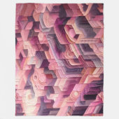 Couverture Polaire Conception abstraite composée (Devant)