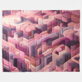 Couverture Polaire Conception abstraite composée (Devant (Horizontal))