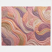 Couverture Polaire Conception abstraite composée (Devant (Horizontal))