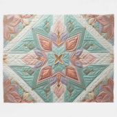 Couverture Polaire Conception abstraite composée (Devant (Horizontal))