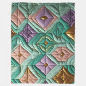 Couverture Polaire Conception abstraite composée (Devant)