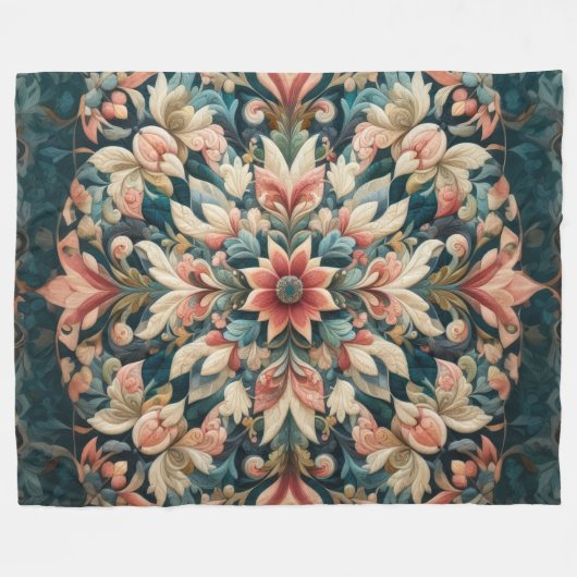 Couverture Polaire Conception abstraite composée (Devant (Horizontal))