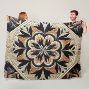 Couverture Polaire Conception abstraite composée