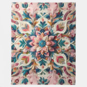 Couverture Polaire Conception abstraite composée (Devant)