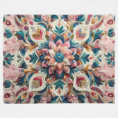 Couverture Polaire Conception abstraite composée (Devant (Horizontal))