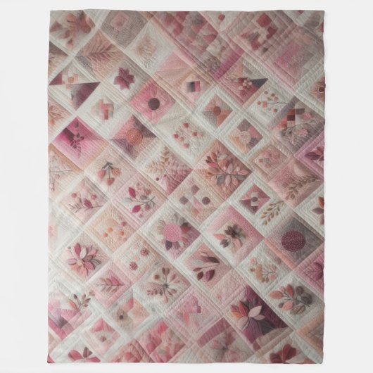 Couverture Polaire Conception abstraite composée (Devant)