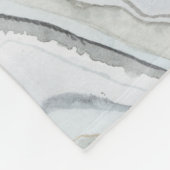 Couverture Polaire Conception abstraite en marbre gris (Coin)