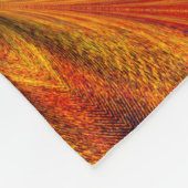 Couverture Polaire Conception Abstraite et dynamique de la jonquille  (Coin)