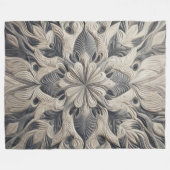 Couverture Polaire Conception Abstraite Matelassée (Devant (Horizontal))