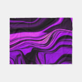 Couverture Polaire Conception abstraite violette (Devant (Horizontal))