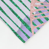 Couverture Polaire Conception abstraite violette (Coin)