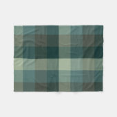 Couverture Polaire Conception carreaux vichy vert (Devant (Horizontal))