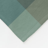 Couverture Polaire Conception carreaux vichy vert (Coin)