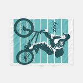 Couverture Polaire Conception Cool Rider - BMX (Devant (Horizontal))