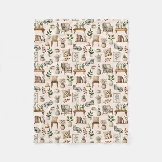Couverture Polaire Conception cosy hygge (Devant)