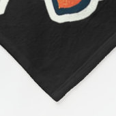 Couverture Polaire Conception d'aigle de ski vintage (Coin)