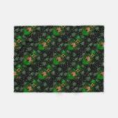 Couverture Polaire Conception d'art St. Patty Doxie (Devant (Horizontal))