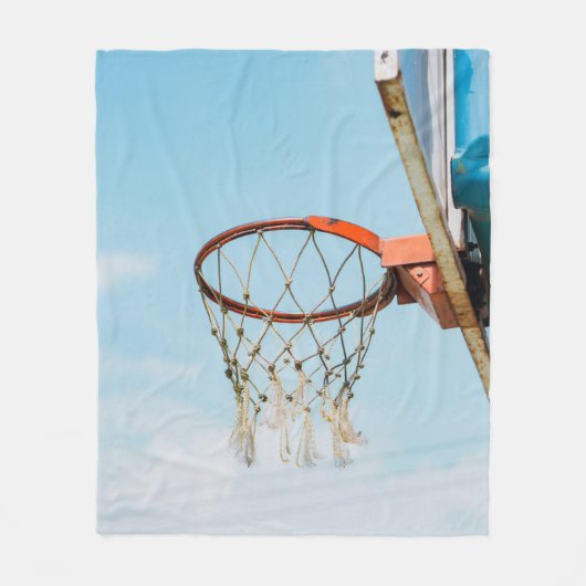 Couverture Polaire Conception de basket-ball (Devant)