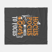 Couverture Polaire Conception de bière Hocus Pocus Halloween_1 (Devant (Horizontal))