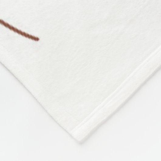 Couverture Polaire Conception de cacao chaud et de chaussettes moelle (Coin)