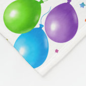 Couverture Polaire Conception de cadre de confettis de ballons de fêt (Coin)