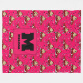 Couverture Polaire Conception de Camion Gnome & Pickup de Noël - vaca (Devant (Horizontal))